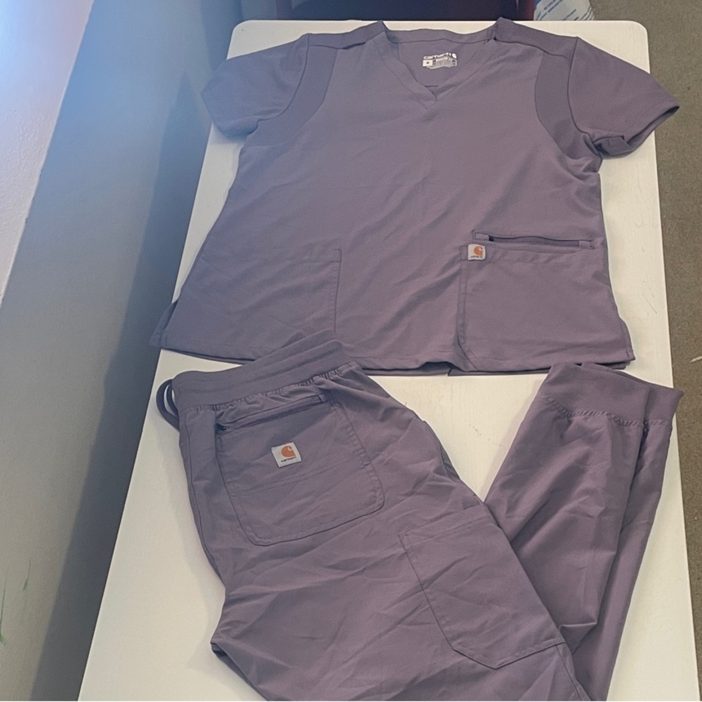 Carhartt Lavender Scrub Set